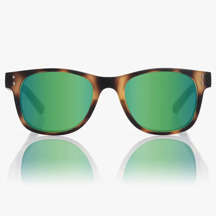 MADSON DORSEY LAGUNA TORT GREEN POLARIZED LENS