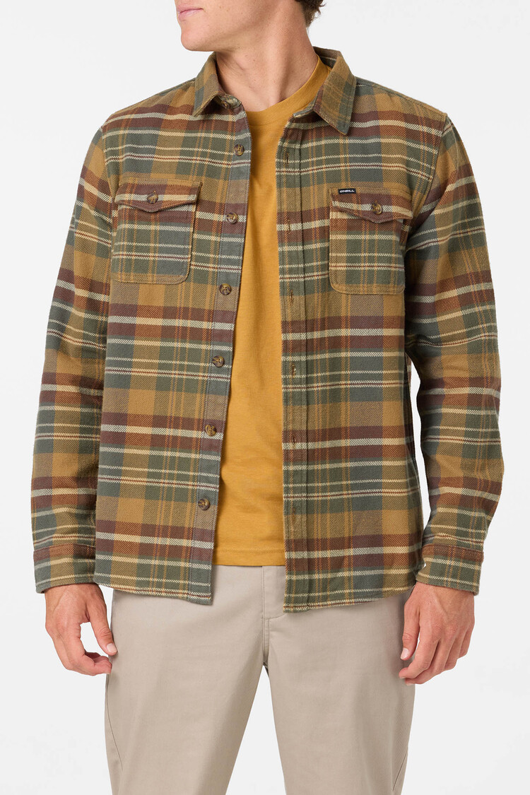 O'NEILL BLANKET FLANNEL LONG SLEEVE SHIRT