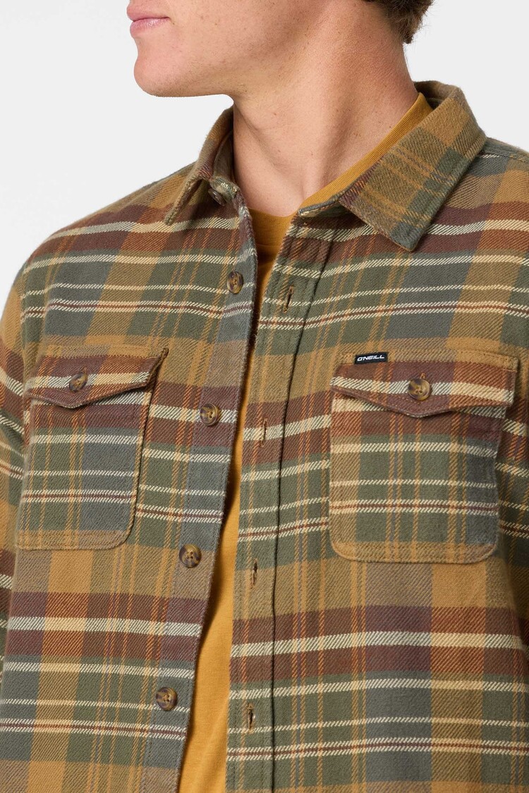 O'NEILL BLANKET FLANNEL LONG SLEEVE SHIRT