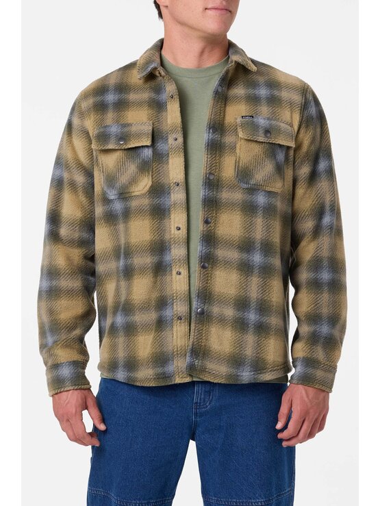 O'NEILL Glacier Plaid Superfleece Long Sleeve Shirt