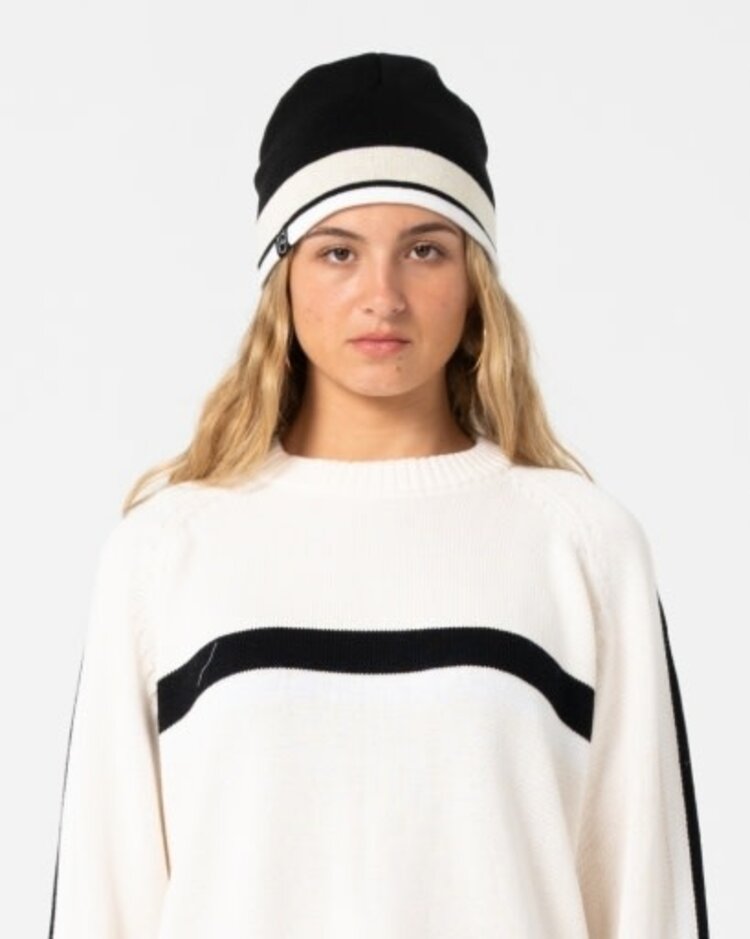 RUSTY USA WHITE LINES REVERSIBLE BEANIE