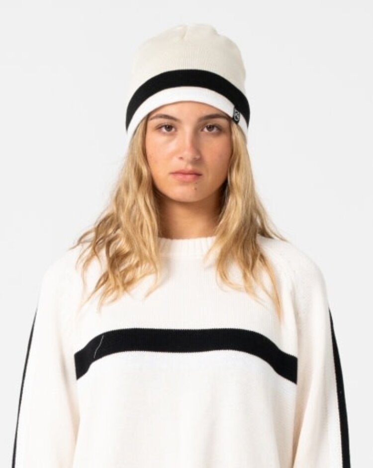 RUSTY USA WHITE LINES REVERSIBLE BEANIE