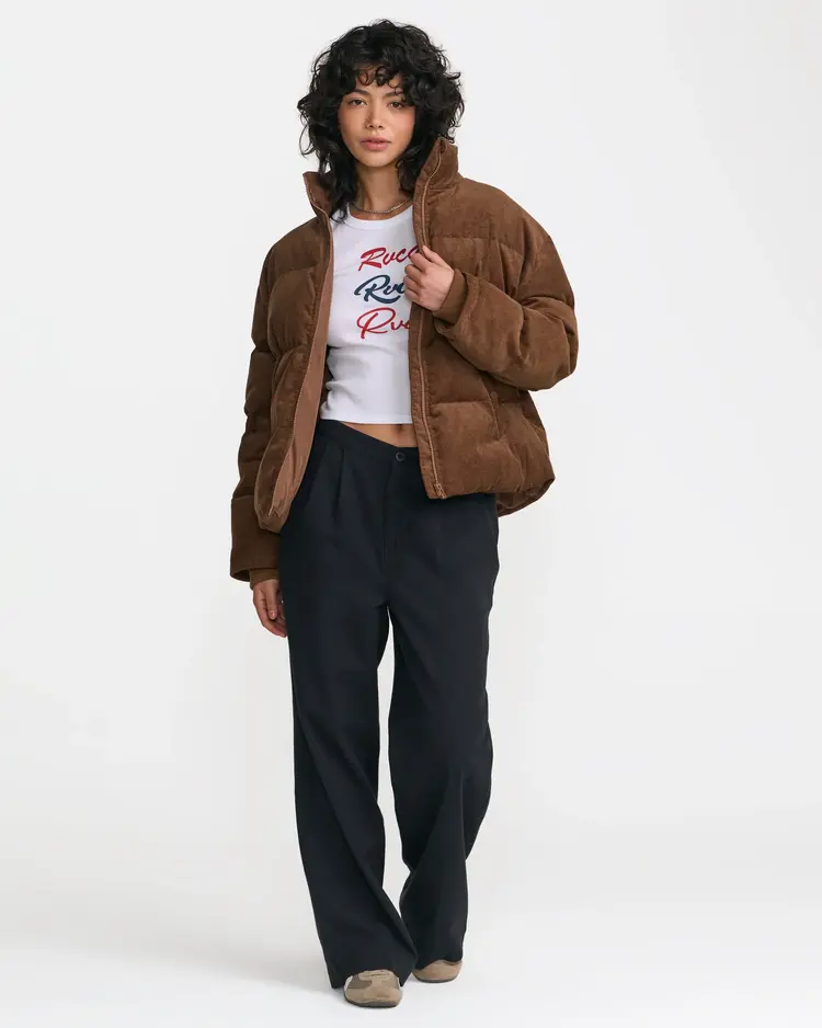 RVCA EASY STREET PUFFER JACKET
