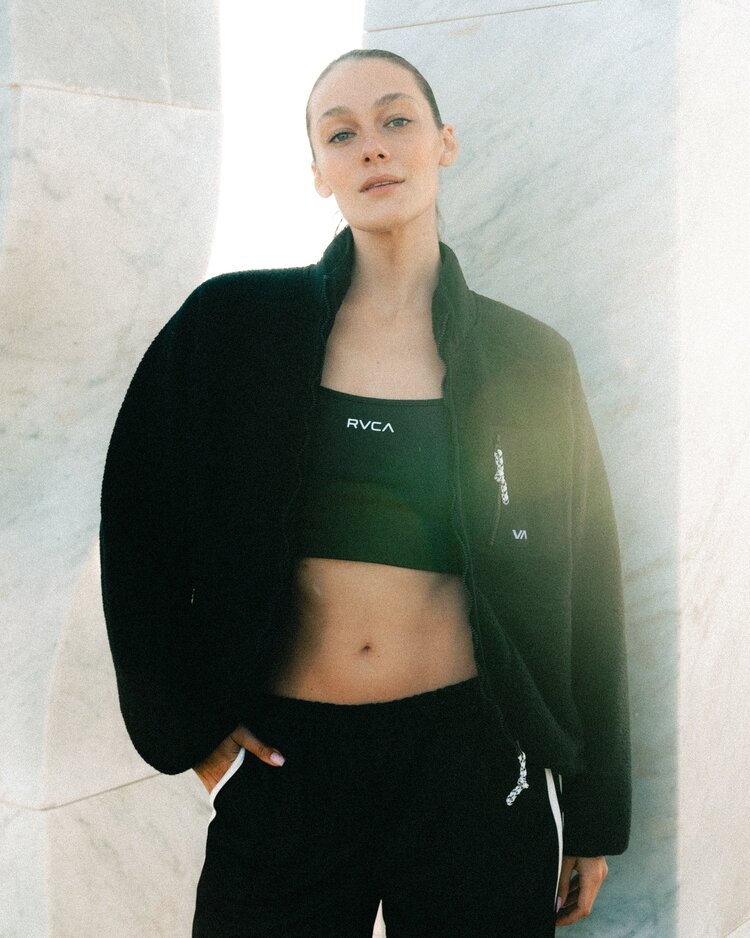 RVCA VA POLAR FLEECE JACKET