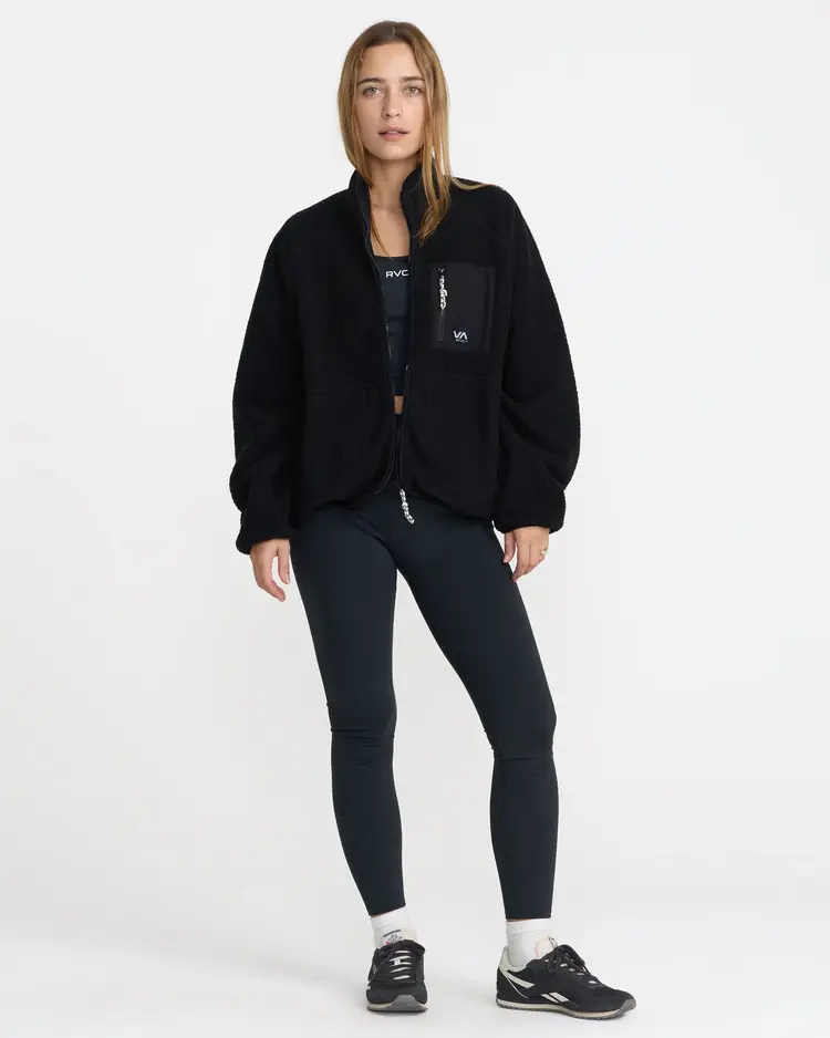 RVCA VA POLAR FLEECE JACKET