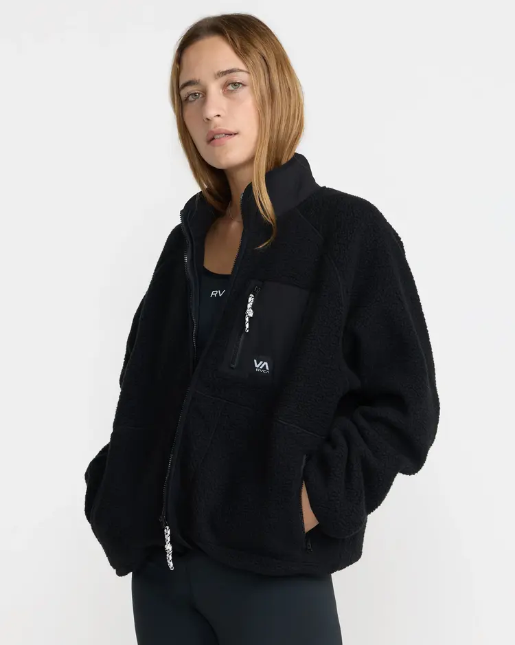 RVCA VA POLAR FLEECE JACKET