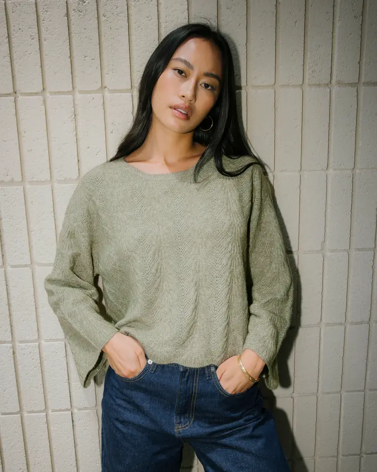 RVCA SARDINIA LONG SLEEVE SWEATER