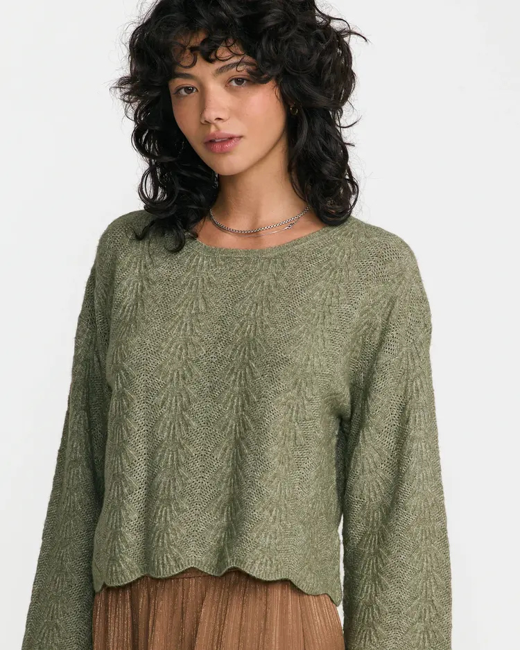 RVCA SARDINIA LONG SLEEVE SWEATER