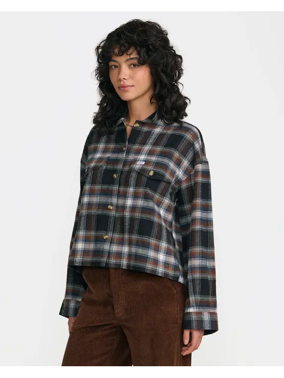 RVCA Bonito Boxy Flannel Shirt
