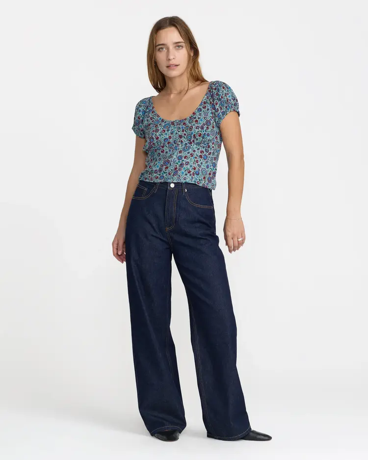 RVCA COCO HIGH WAISTED BAGGY