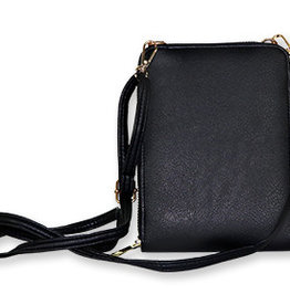 Black Vertical Crossbody Bag