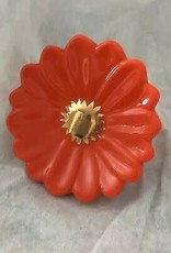 Nora Fleming A Limited Edition Orange & Gold Gerber Daisy Mini