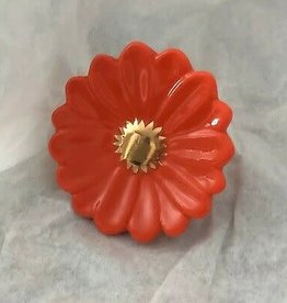 Nora Fleming A Limited Edition Orange & Gold Gerber Daisy Mini