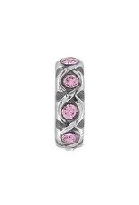 Infinity Spacer Silver-Rose
