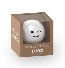 Lund London Skittle Bottle White Winky Top