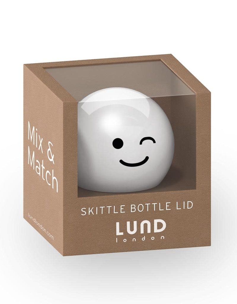 Lund London Skittle Bottle White Winky Top