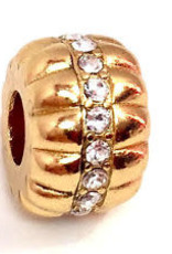 Glamour Stopper Bead Gold/Stone