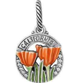 California Poppy charm