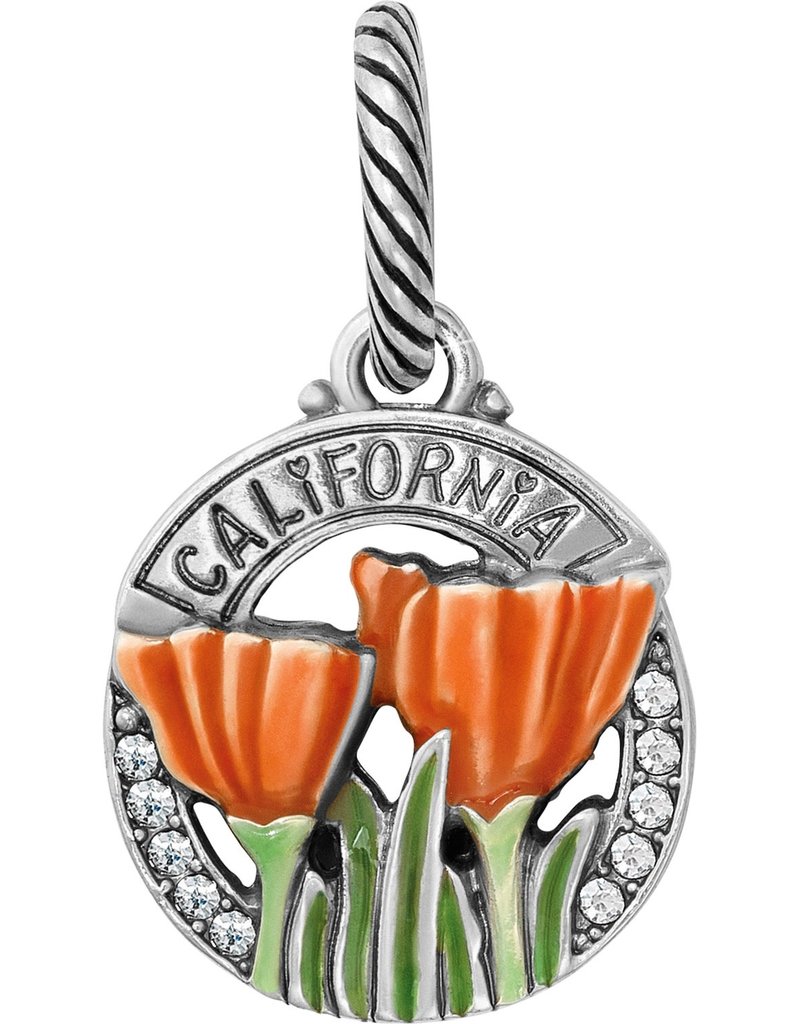 California Poppy charm