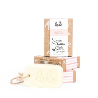 LOLO & MOI UNSCENTED OLIVE OIL CASTILE SOAP