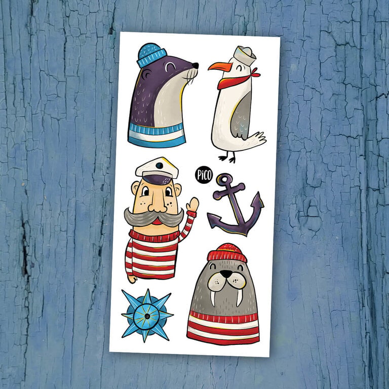 PICO TATOO TEMPORARY TATTOOS - AHOY CAPTAIN
