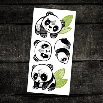 PICO TATOO TATOUAGES TEMPORAIRES - LES PANDAS SYMPAS