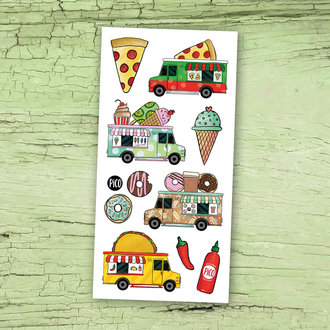 PICO TATOO TATOUAGES TEMPORAIRES -  LES CAMIONS DE NOURRITURE