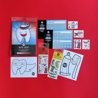 PICO TATOO ENSEMBLE BROSSAGE DES DENTS