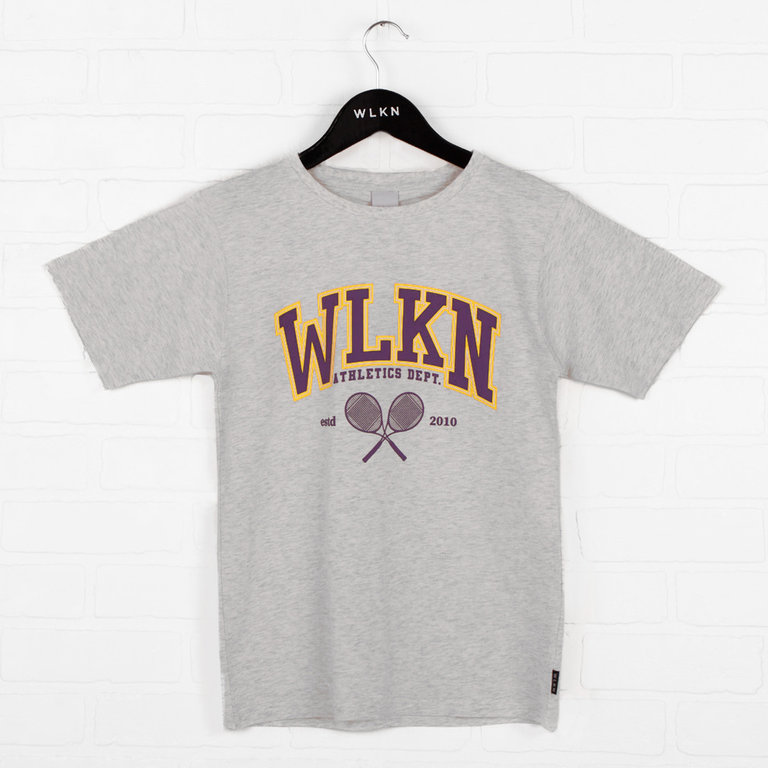 WLKN WLKN - T-SHIRT WIMBLEDON - GRIS CHINÉ