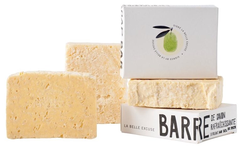 LA BELLE EXCUSE BARRE EXFOLIANTE RAFRAÎCHISSANTE AU SEL DE MER