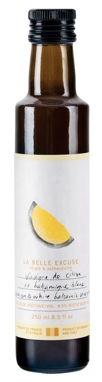 LA BELLE EXCUSE VINAIGRE DE CITRON ET BALSAMIQUE BLANC