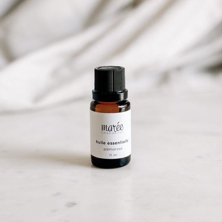MARÉE CHANDELLE HUILE ESSENTIELLE -  PALMAROSA