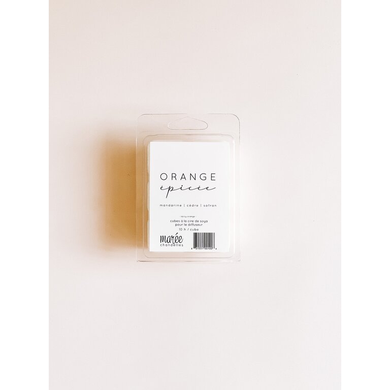 MARÉE CHANDELLE PASTILLES DE CIRE - ORANGE ÉPICÉE