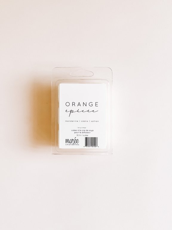MARÉE CHANDELLE PASTILLES DE CIRE - ORANGE ÉPICÉE