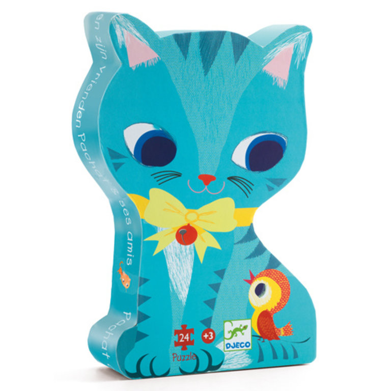 DJECO PUZZLE SILHOUETTE - PACHAT ET SES AMIS 24 PCS