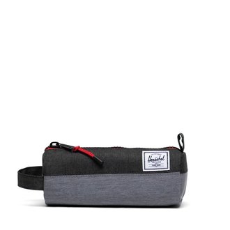 HERSCHEL HERSCHEL - ÉTUI À CRAYONS -  MID GREY CROSSHATCH/BLACK CROSSHATCH