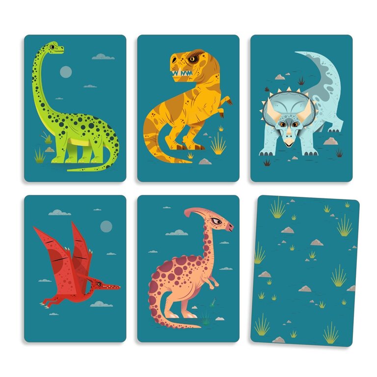 DJECO CARD GAME - DINO DRAFT