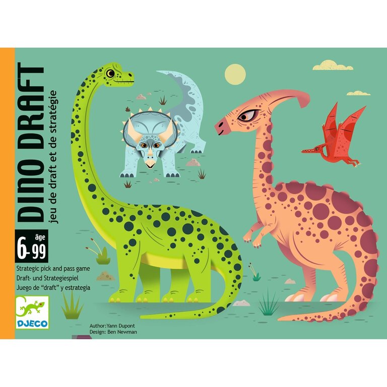 DJECO JEU DE CARTES - DINO DRAFT