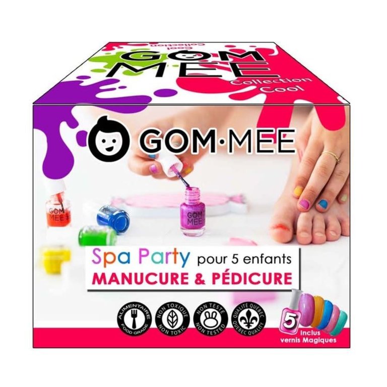 GOMMEE GOMMEE - SPA PARTY MANUCURE - 5 ENFANTS COLLECTION COOL