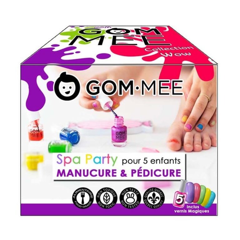 GOMMEE GOMMEE - SPA PARTY MANUCURE - 5 ENFANTS COLLECTION WOW