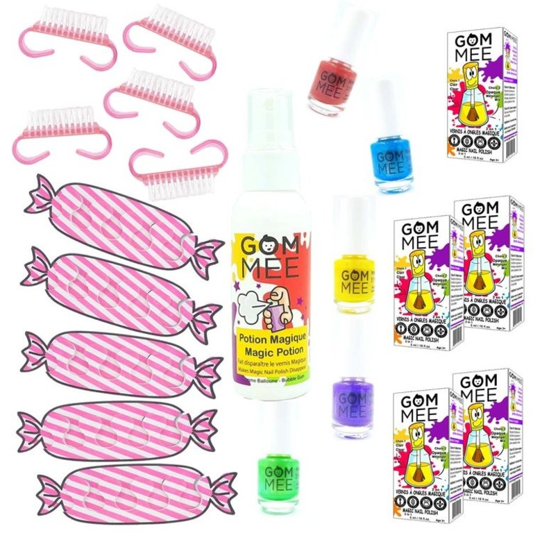 GOMMEE GOMMEE - SPA PARTY MANUCURE - 5 ENFANTS COLLECTION WOW