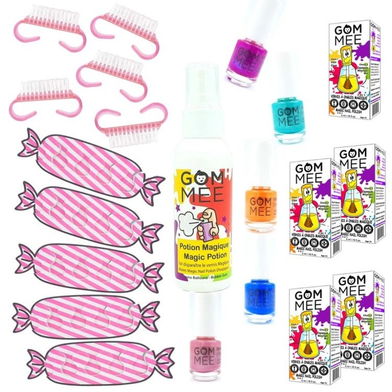 GOMMEE GOMMEE - SPA PARTY MANUCURE - 5 ENFANTS COLLECTION COOL