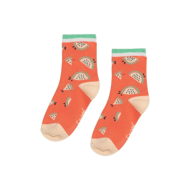 DEUX PAR DEUX 2 PAR 2 - CHAUSSETTES - CORAIL MELON