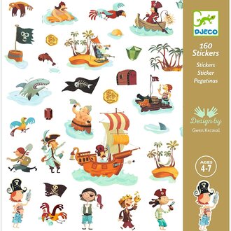 DJECO AUTOCOLLANTS - PIRATES