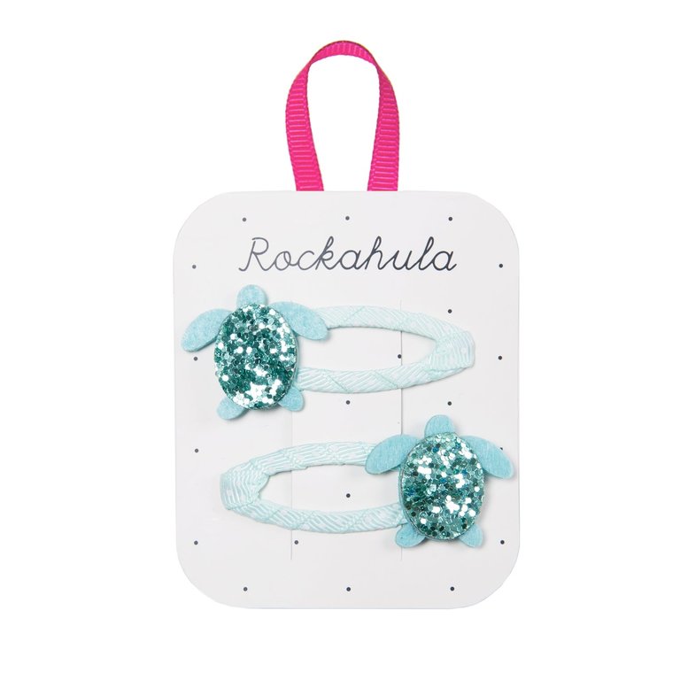 ROCKAHULA ROCKAHULA - ENSEMBLE DE 2 BARRETTES - TOBY LA TORTUE