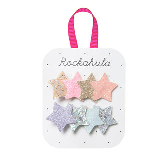 ROCKAHULA ROCKAHULA - ENSEMBLE DE 2 BARRETTES - ÉTOILES BLEU ET ROSE