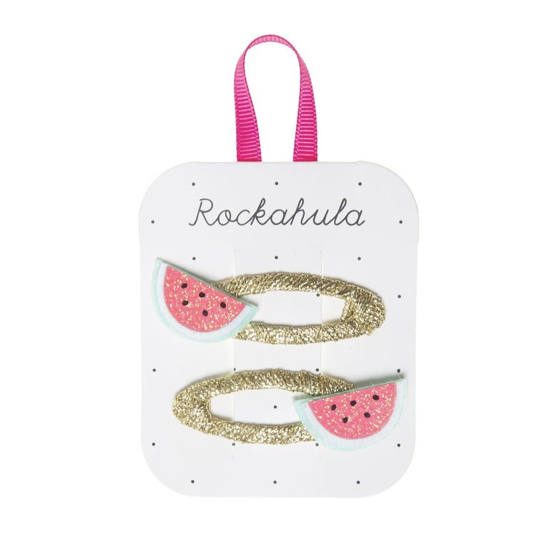 ROCKAHULA ROCKAHULA - ENSEMBLE DE 2 BARRETTES - MELON D'EAU