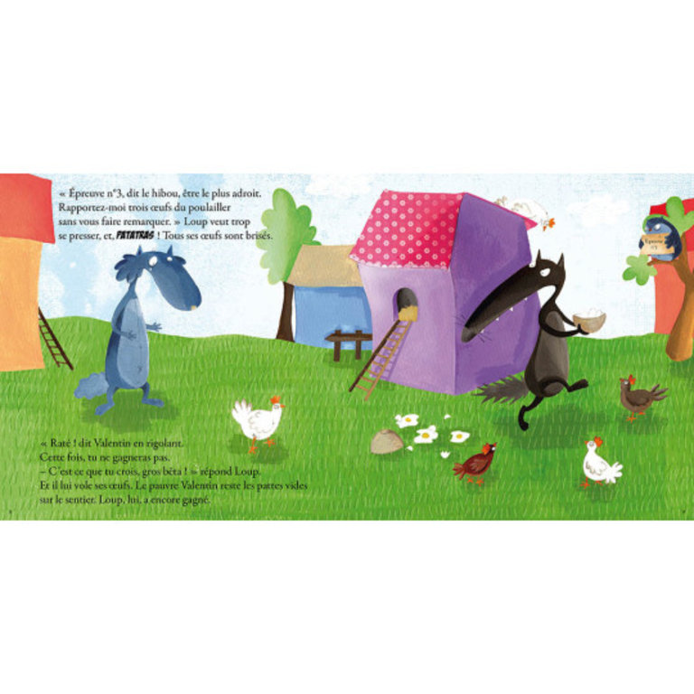 AUZOU LIVRE - LE LOUP QUI S'AIMAIT BEAUCOUP TROP