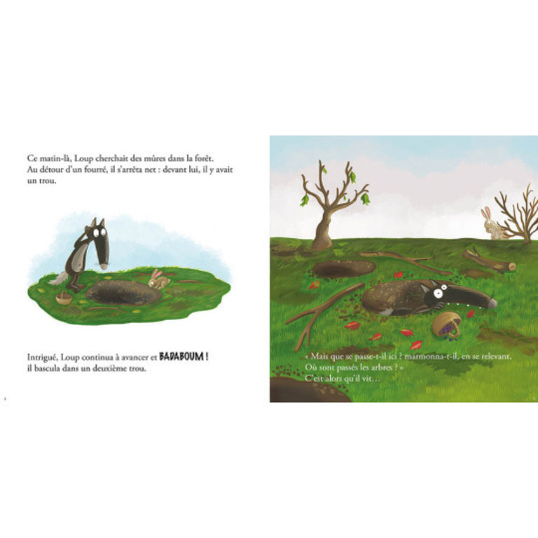 AUZOU LIVRE - LE LOUP QUI AIMAIT LES ARBRES