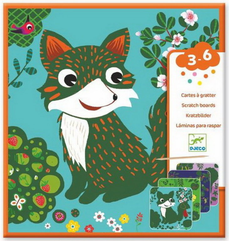 DJECO CARTES À GRATTER - TOUTES PETITES BÊTES